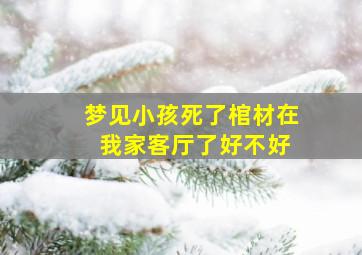 梦见小孩死了棺材在 我家客厅了好不好